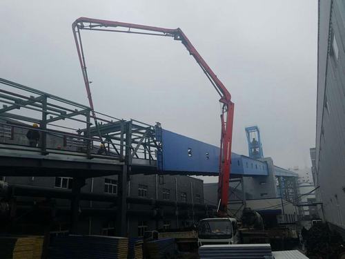 韓城分公司孟村礦井主輸煤棧橋主體結構順利完成