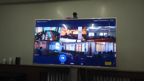 韓城分公司視頻會議系統調試成功