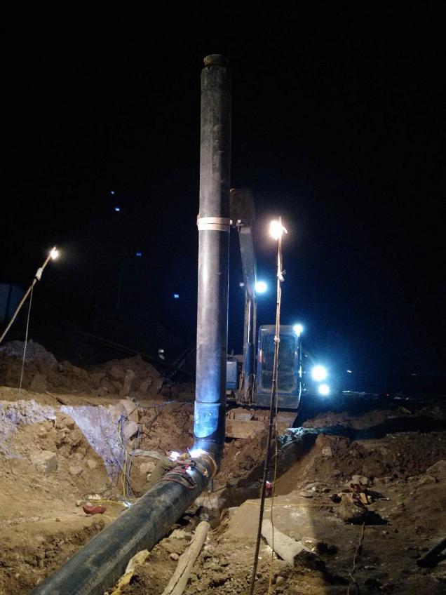 陜煤建設機電安裝公司完成彬長小莊礦供熱工程定向鉆項目