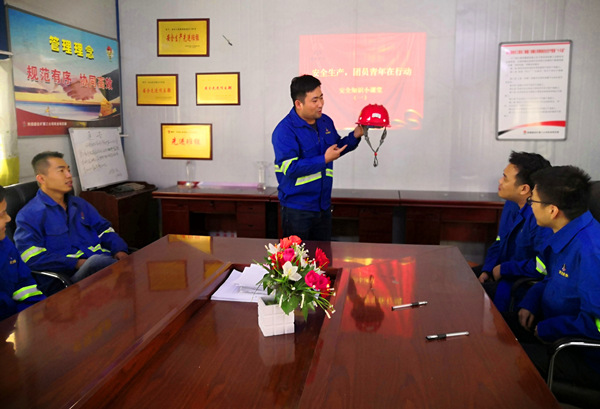 陜煤建設礦建三公司：安全生產，團員青年“現身說法”