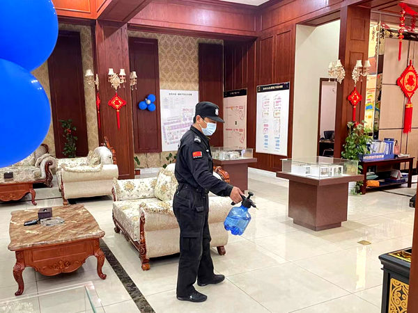 建設(shè)集團大秦置業(yè)公司：嚴把防疫“第一線”，常態(tài)化管控不放松