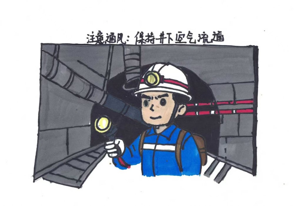 井下安全“四字訣”：通風、滅火、逃生、提能