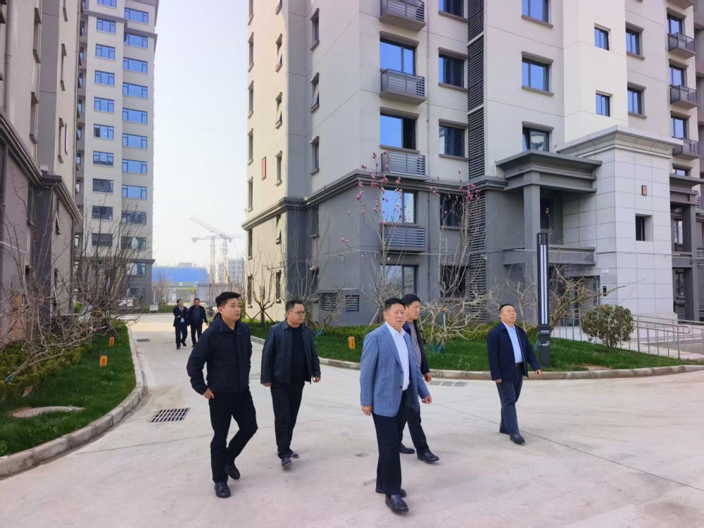 趙敬凱一行深入天工公司大秦·山水逸境項目檢查指導工作