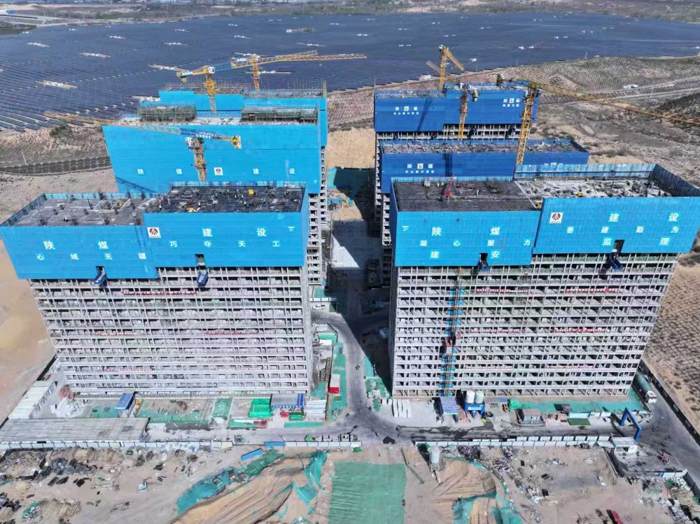 榆林化學倒班宿舍2#樓提前封頂，開啟項目交付新征程